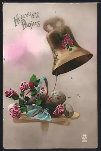 Foto-AK P. C. Paris: Läutende Glocke zu Ostern