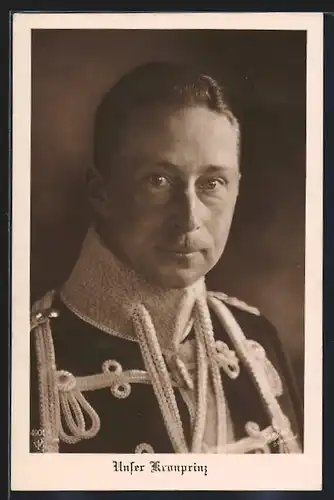 AK Kronprinz Wilhelm von Preussen in einem Husar