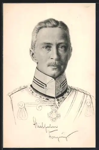 AK Kronprinz Wilhelm von Preussen in Uniform