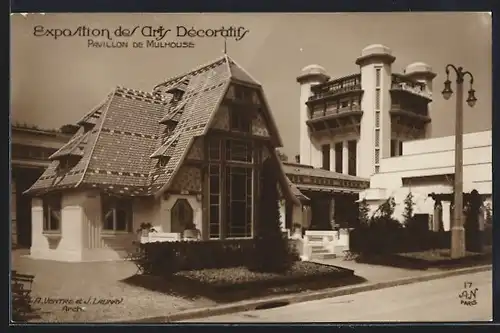 AK Paris, Exposition des Arts décoratifs 1925, Pavillon de Mulhouse
