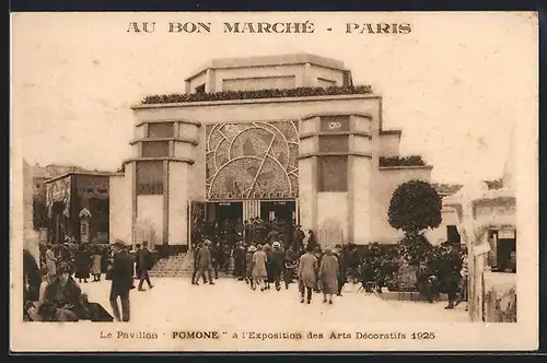 AK Paris, Exposition des Arts décoratifs 1925, le pavillon Pomone