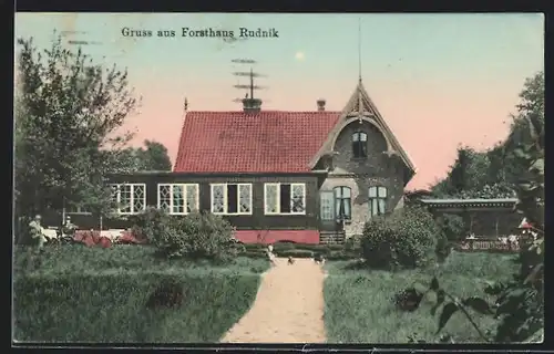 AK Rudnik, Partie am Forsthaus