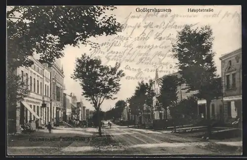 AK Gosslershausen, Geschäftshaus Bobrowski & Conitzer, Hauptstrasse