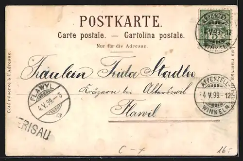 Lithographie Hundwil, Menschenmenge bei einer Ansprache vor der Kirche, Wächter mit Trommeln