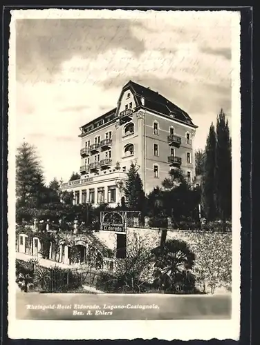 AK Lugano-Castagnola, Rheingold-Hotel Eldorado