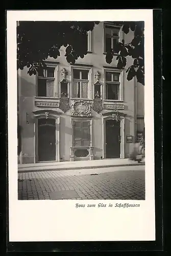 AK Schaffhausen, Apotheke, Haus zum Glas, Vordergasse 47