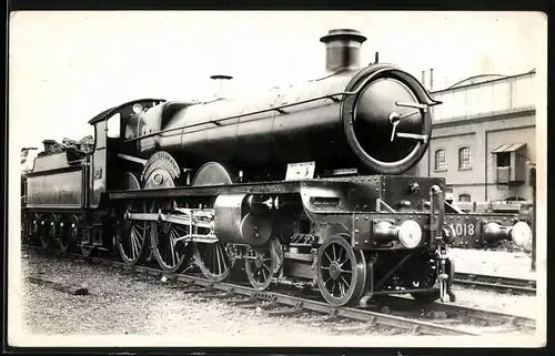 Fotografie britische Eisenbahn, Dampflok Knight of the Grand Cross, Lokomotive Nr. 4018