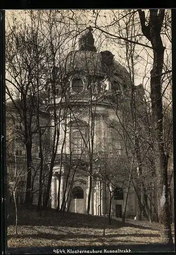 Fotografie Reiffenstein, Wien, Ansicht Klosterneuburg, Kuppeltrakt