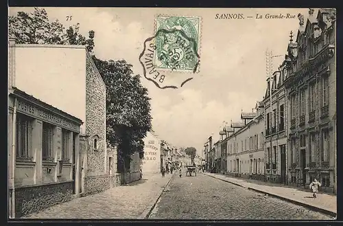 AK Sannois, la Grande-Rue