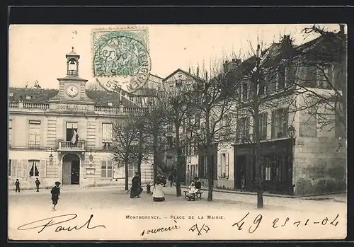 AK Montmorency, Place de la Mairie