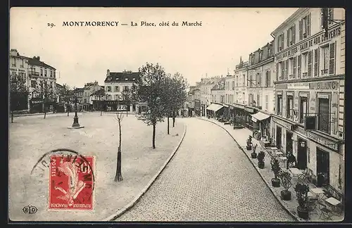 AK Montmorency, la Place, coté du Marché