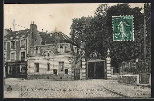 AK Montmorency, Hotel de Ville, entrée principale