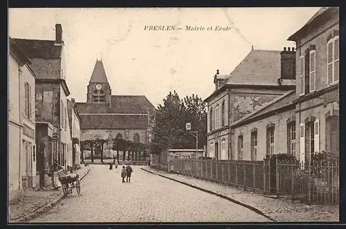 AK Presles, Mairie et Ecole