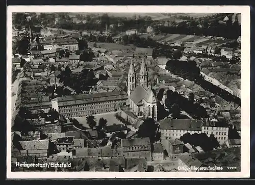 AK Heiligenstadt / Eichsfeld, Ansicht mit Kirche, orig. Fliegeraufnahme