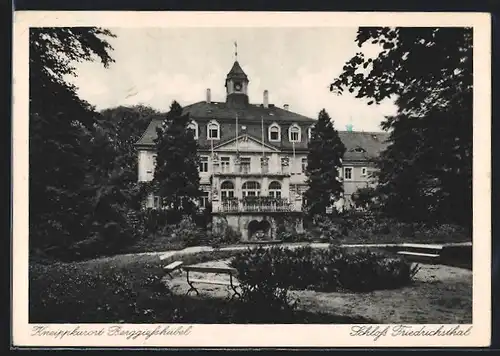 AK Berggiesshübel, Schloss Friedrichsthal