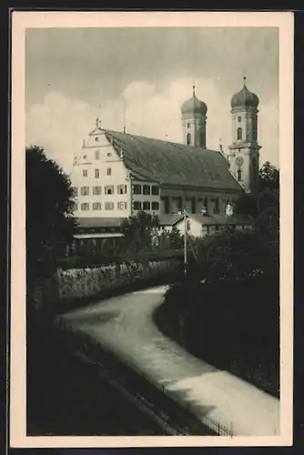 AK Friedrichshafen a. B., Schloss mit Zufahrt