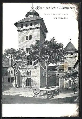 AK Wachsenburg, Veste Wachsenburg, Burghof