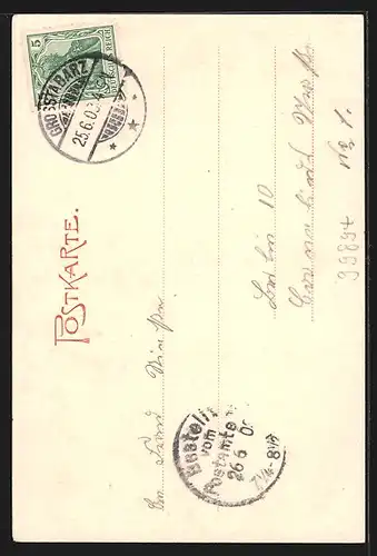 AK Friedrichroda, Blick zur Tanzbuche