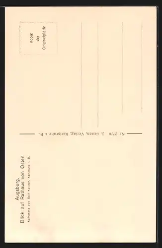 AK Augsburg, Rathaus