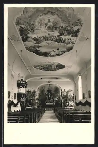AK Tengen, Inneres der Kath. Pfarrkirche