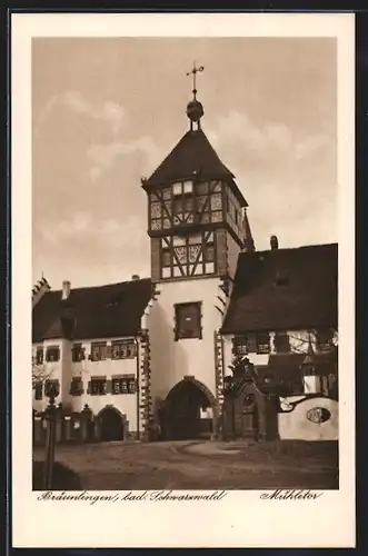 AK Bräunlingen / bad. Schwarzwald, am Mühletor