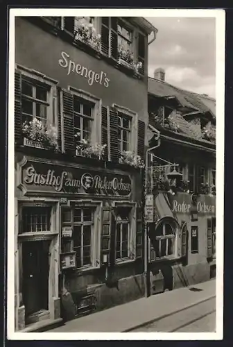 AK Heidelberg, Gasthaus zum roten Ochsen