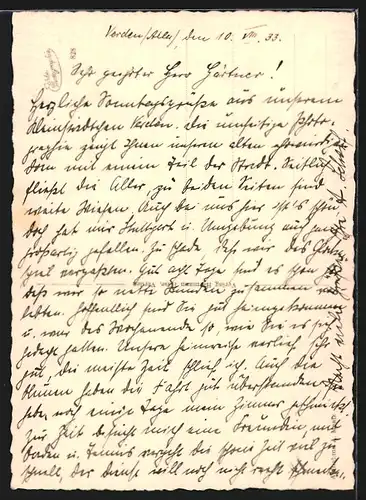 AK Verden / Aller, Blick auf den Dom