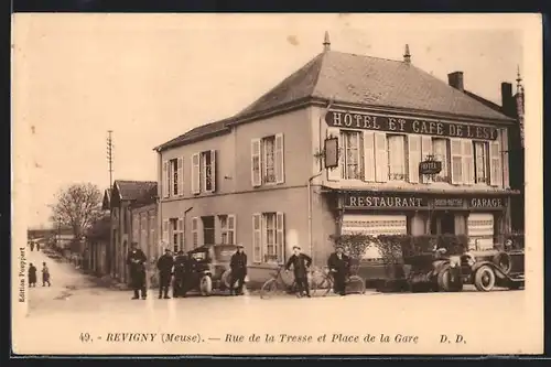 AK Revigny, Rue de la Tresse et Place de la Gare