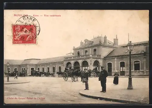 AK Moulins, Gare, Vue extérieure