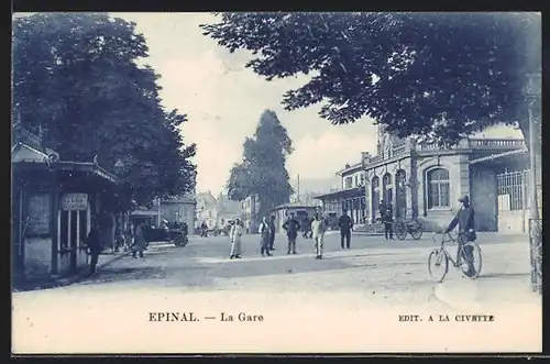 AK Epinal, La Gare