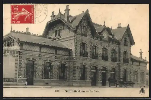 AK Saint-Gratien, La Gare