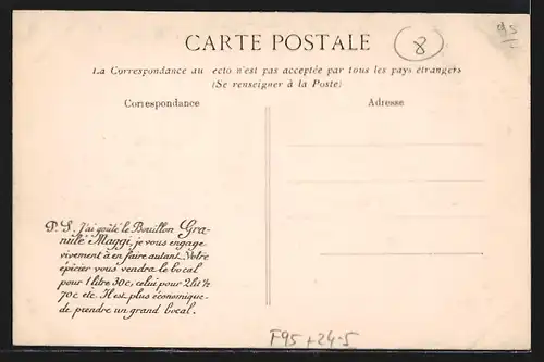 AK Ham, Les Inondations de 1910, Maisons inondées