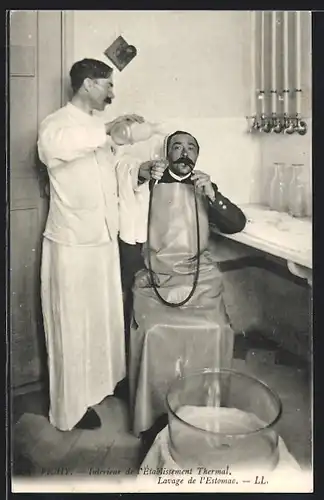 AK Vichy, Intérieur de l`Etablissement Thermal, Lavage de l`Estomac