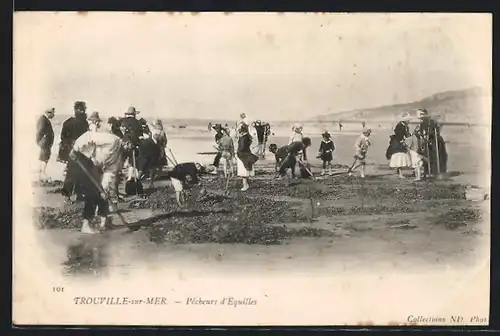 AK Trouville-sur-Mer, Pêcheurs d`Equilles