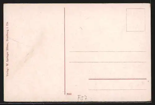 AK Saarburg i.L., Schlacht August 1914