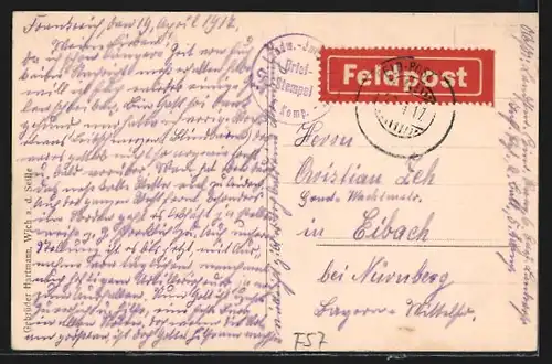 AK Mulcey /Lothr., Schloss Bathelémont