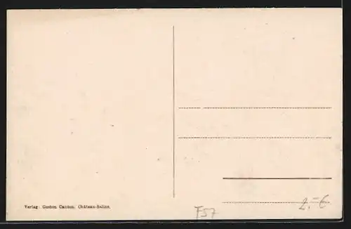 AK Château-Salins, Vue Générale