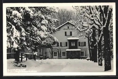 AK München-Thalkirchen, Gaststätte Hinterbrühl, Bes. Ludwig Kuchenbaur