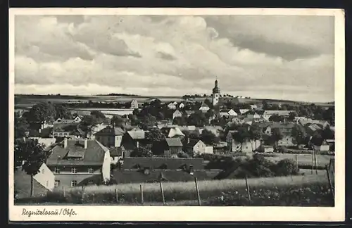 AK Regnitzlosau /Obfr., Ortsansicht mit Kirche