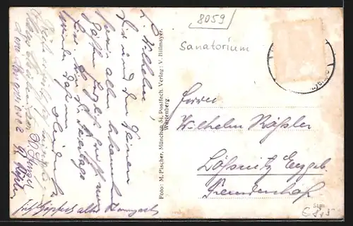 AK Wartenberg /Obby., Sanatorium mit Anlagen