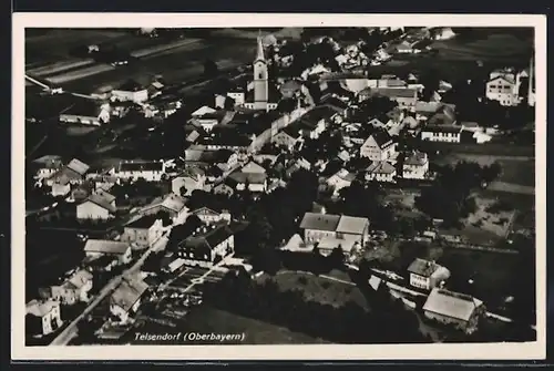 AK Teisendorf /Oberbayern, Ortsansicht aus der Vogelschau