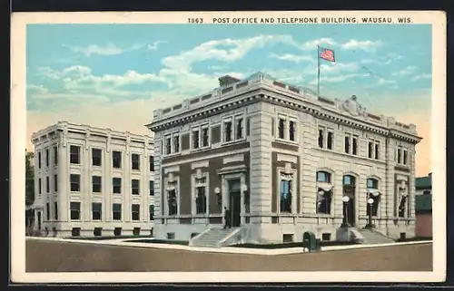 AK Wausau, WI, United States Post Office and Telephone Building