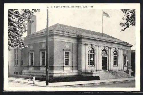 AK Monroe, WI, United States Post Office