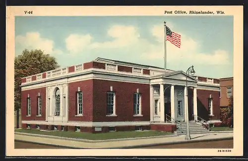 AK Rhinelander, WI, United States Post Office