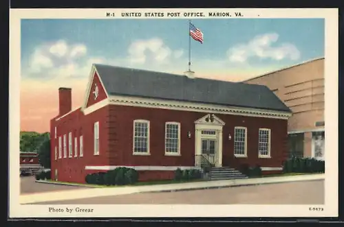 AK Marion, VA, United States Post Office