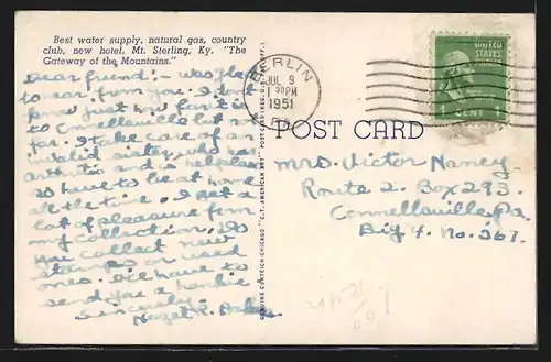 AK Mt. Sterling, KY, Post Office