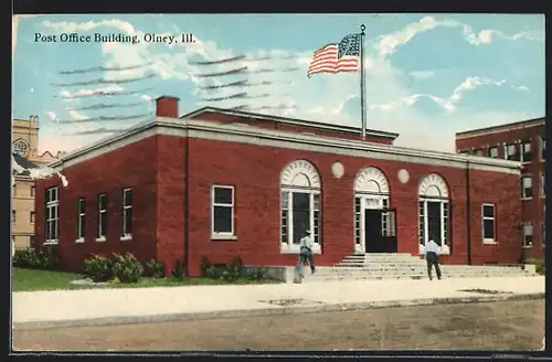 AK Olney, IL, Post Office Building