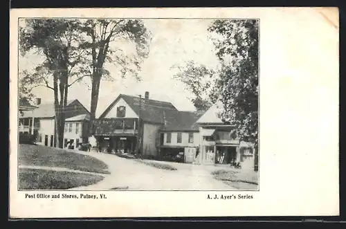 AK Putney, VT, Post Office and Stores