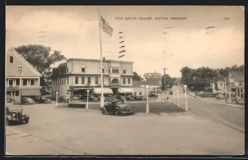 AK Barton, VT, Post Office Square