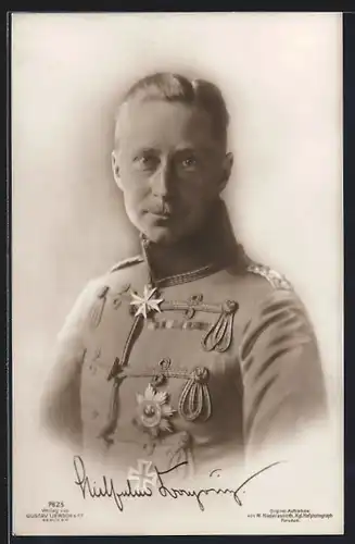 AK Kronprinz Wilhelm von Preussen in Husarenuniform